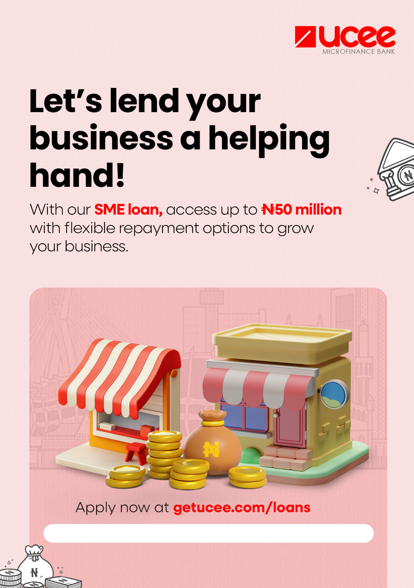 UCEE Microfinance Bank — Save Smarter, Grow Faster, campaign artwork 10