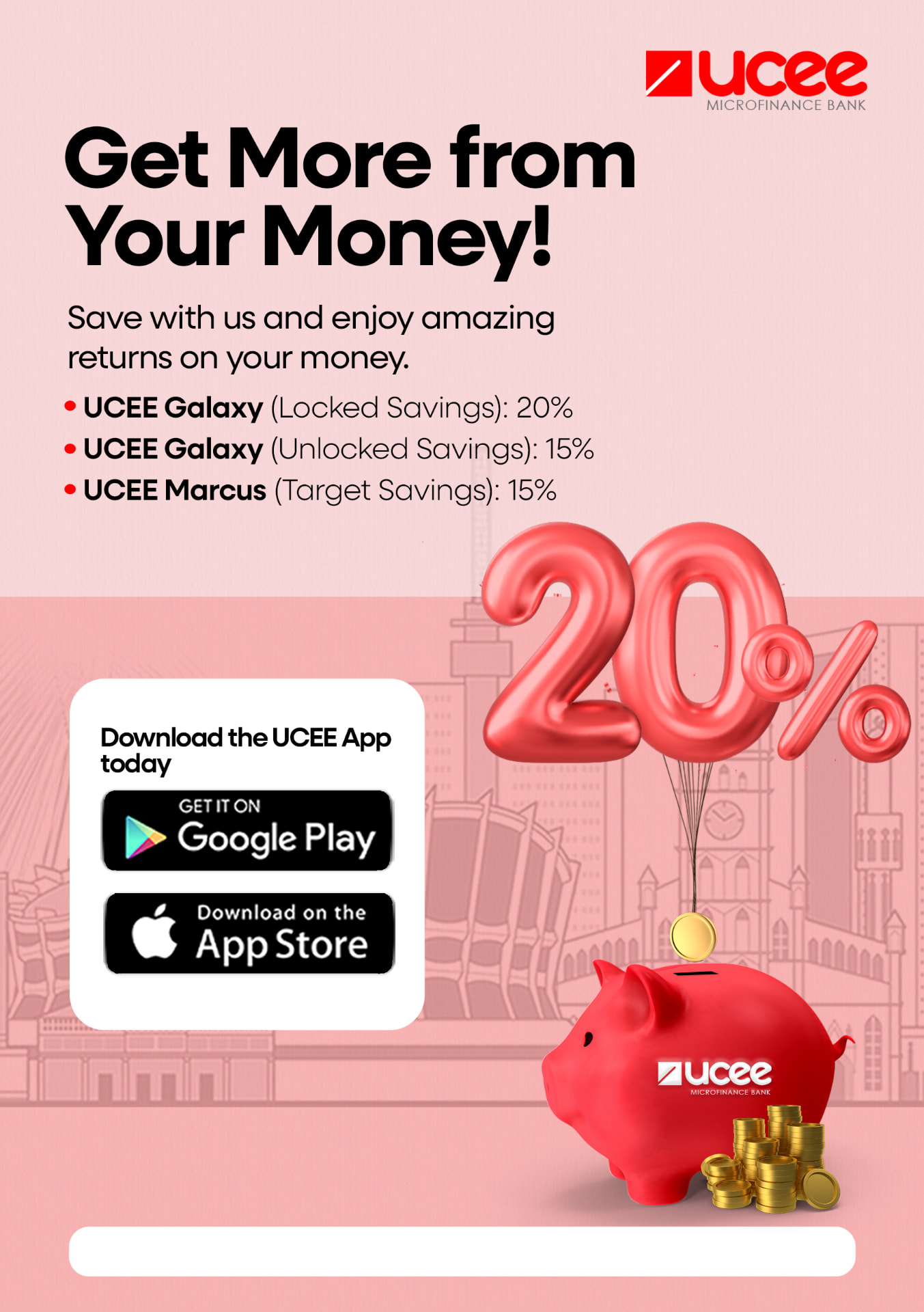 UCEE Microfinance Bank — Save Smarter, Grow Faster, campaign artwork 9